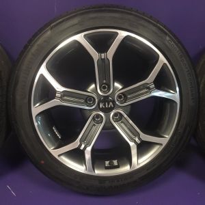 LM velgen Deajeon Bi-color, voor Kia XCeed, 18 inch met zomerbanden